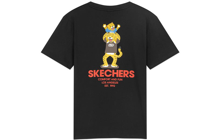 Футболка Skechers (черная) — фото 2
