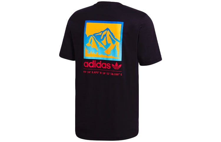 Мужская футболка adidas originals ADIPLORE GRAPHIC (черная) — фото 2