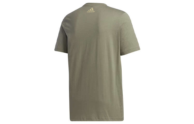Мужская футболка adidas M E BR T (зеленая) — фото 2
