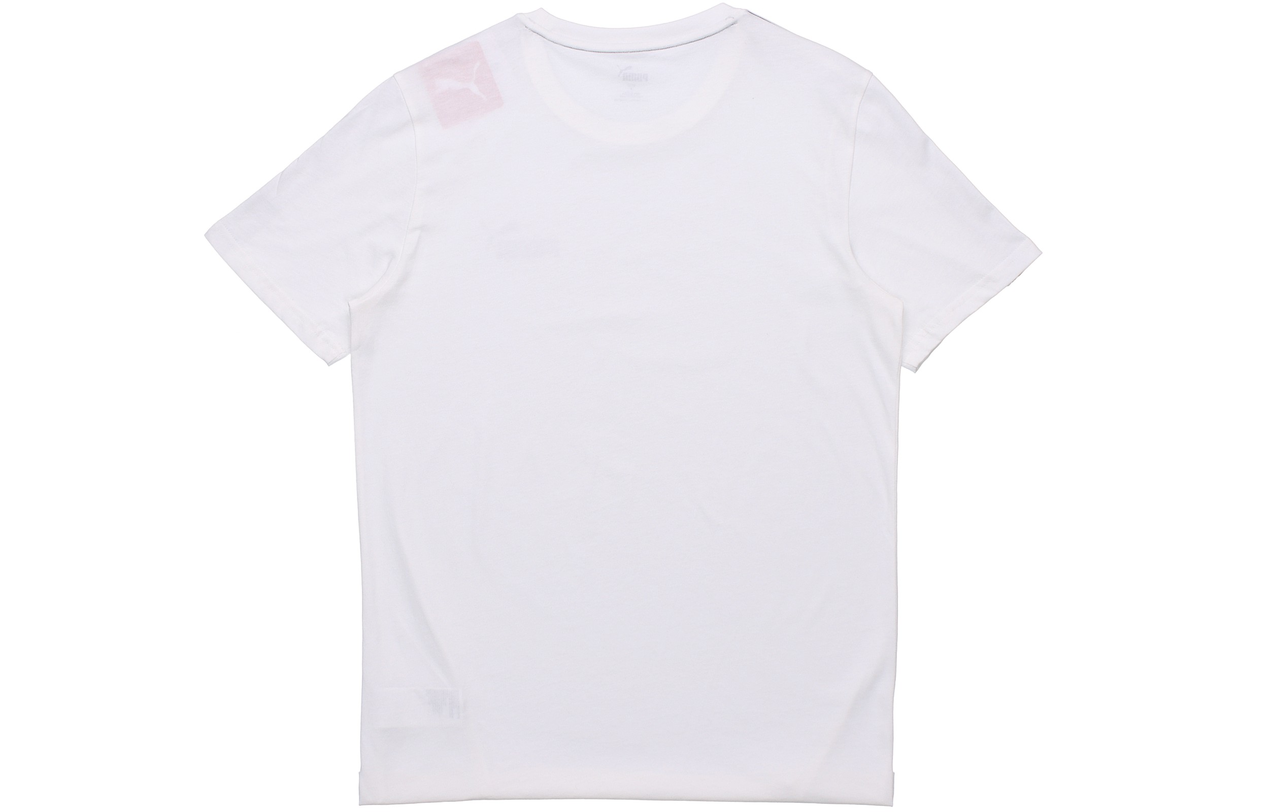Мужская футболка PUMA Taping Tee (белая) — фото 2