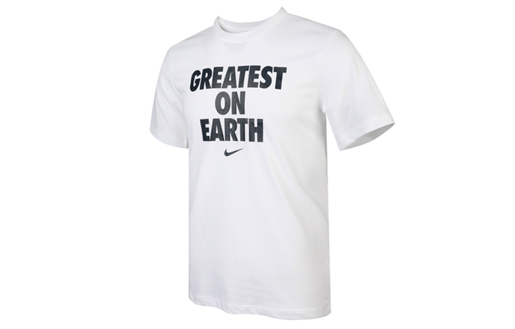 Мужская футболка Nike Dri-FIT "Greatest On Earth" (белая) — фото 2