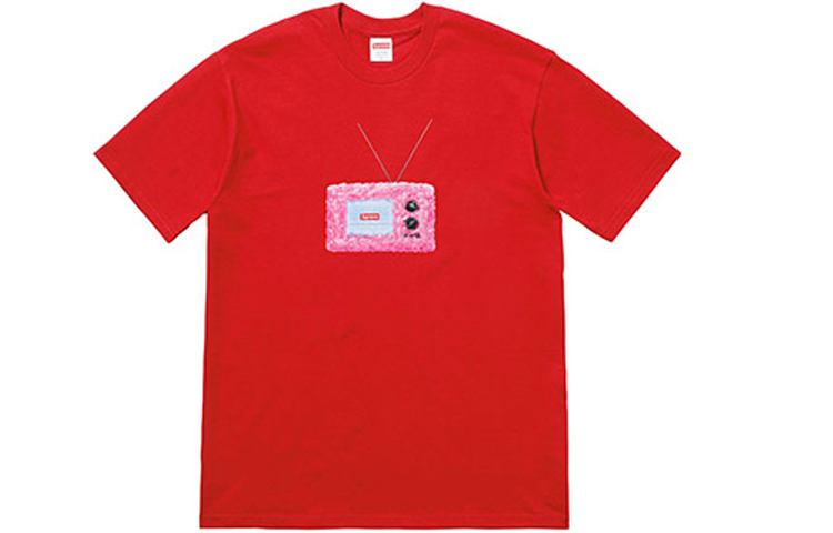 Supreme SS18 TV Tee Red T