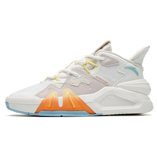 Anta Bastard 4 Low-Top Skateboard Shoes Men's Ivory White