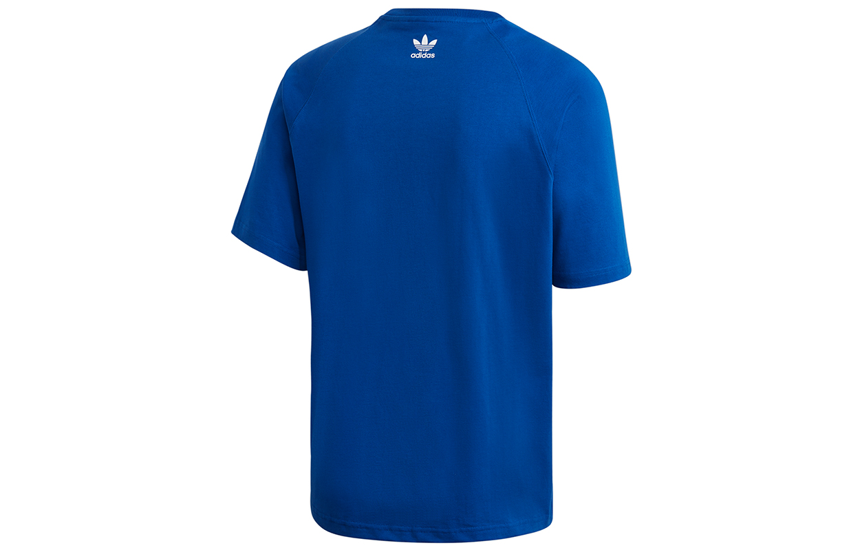 Мужская футболка adidas Big Trefoil (синяя) — фото 2