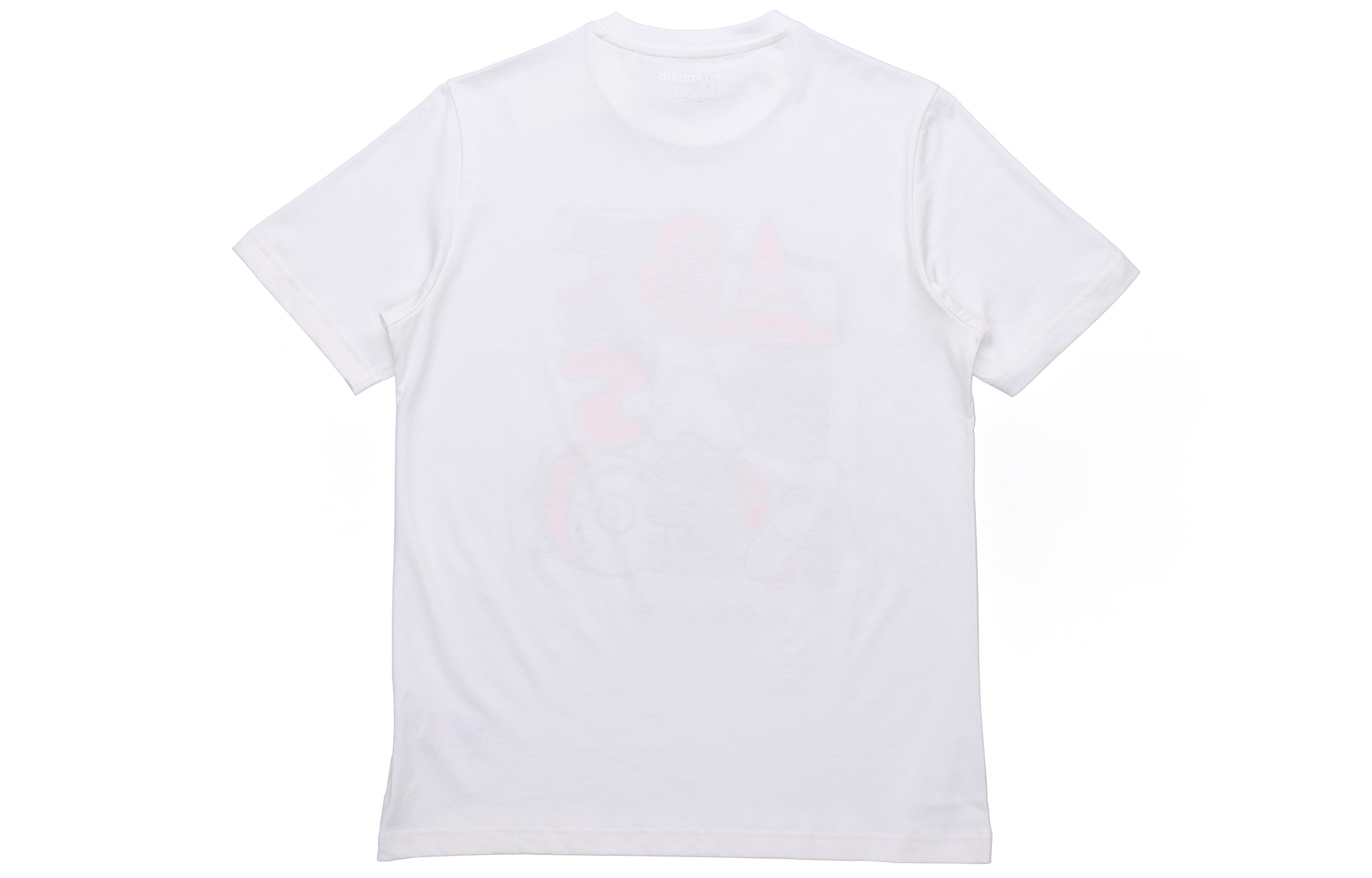 Мужская футболка adidas neo M Ssfv5 Tee1 LogoT (белая) — фото 2