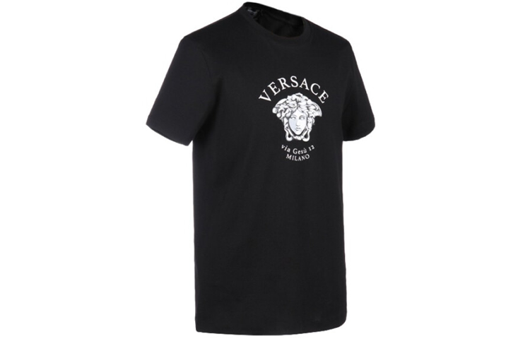 Мужская футболка Versace VERSACE T (черная) — фото 3