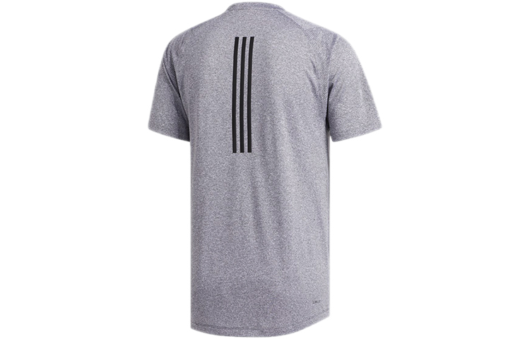 Мужская футболка adidas T (бело-фиолетовая) — фото 2