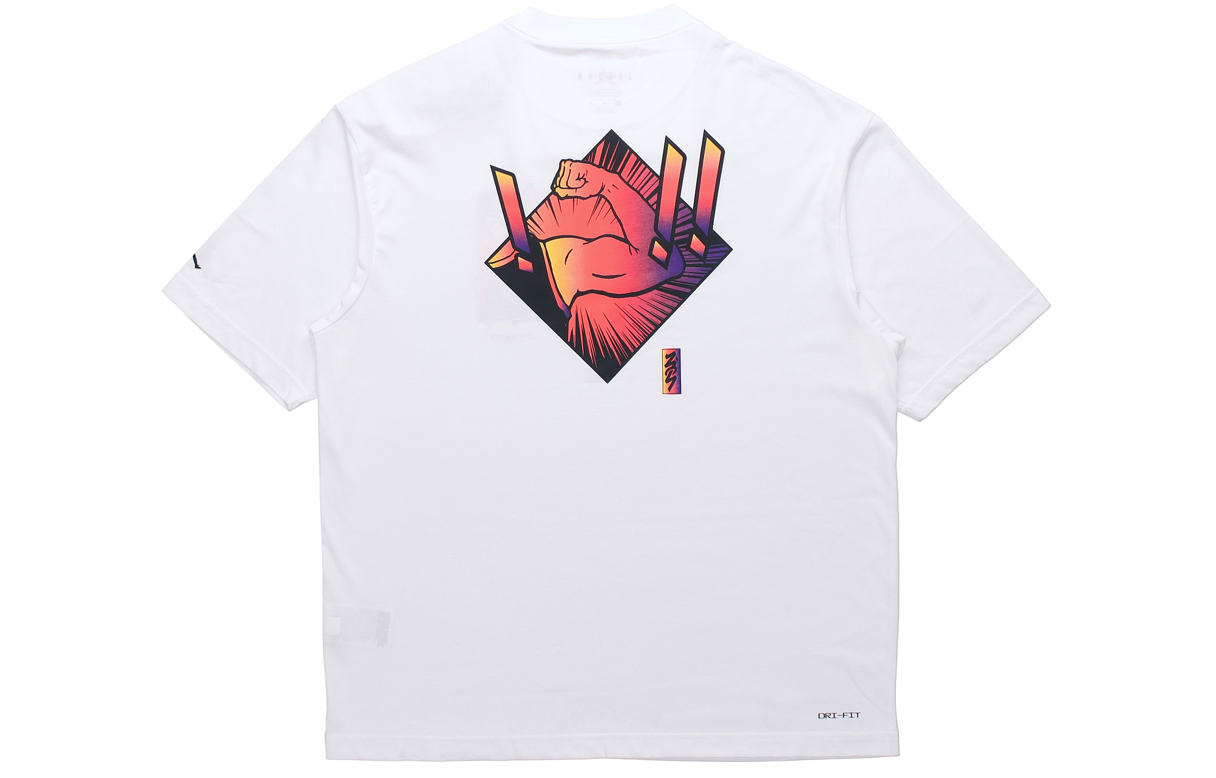 Мужская футболка Jordan Dri-FIT Zion (белая) — фото 2