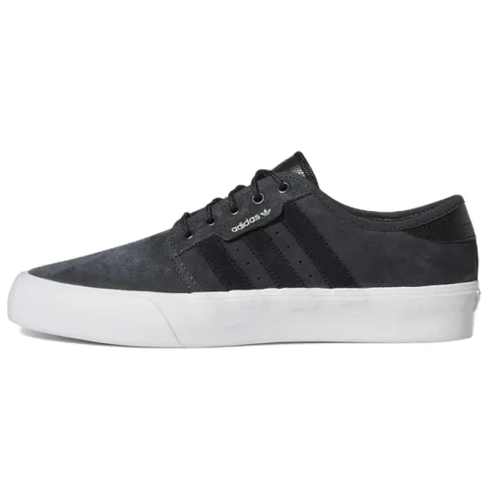 Adidas Originals Seeley Skateboard Shoes Unisex Low-top Black/gray/white