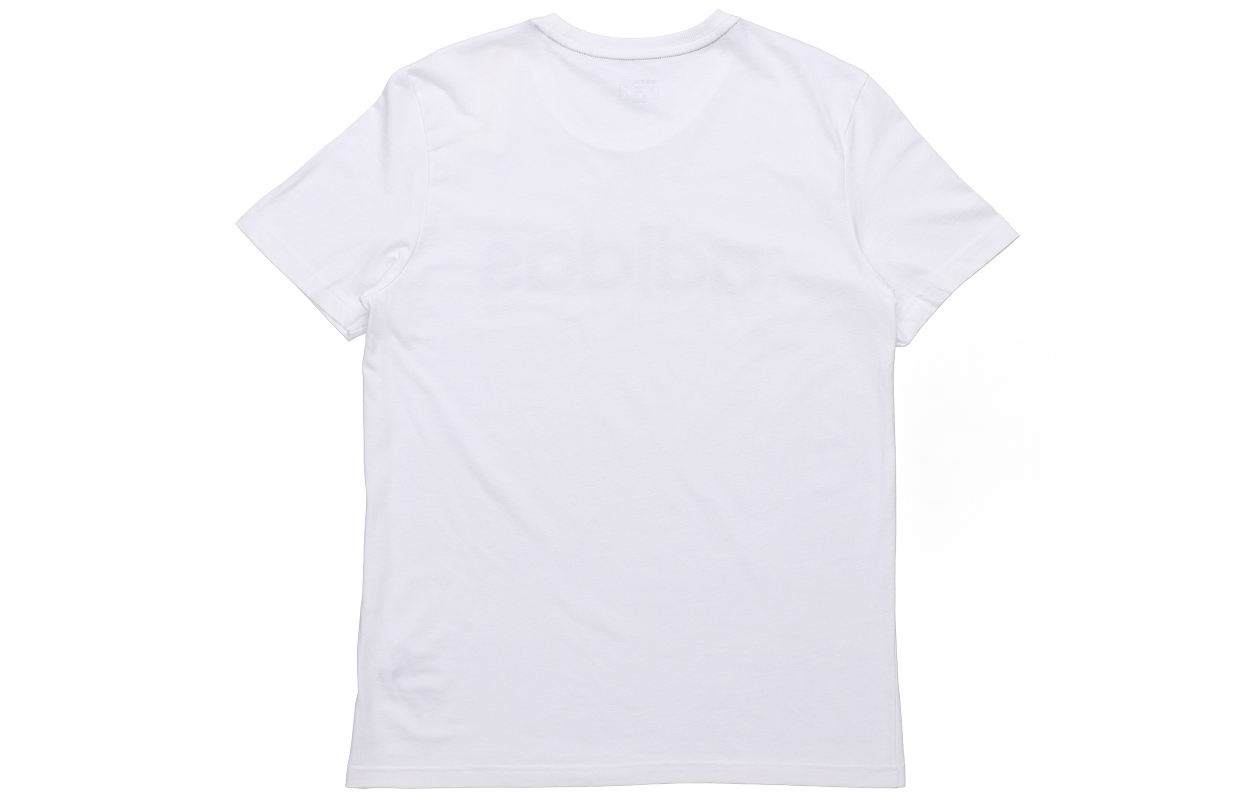 Мужская футболка adidas neo M Esntl Lg T 1 (белая) — фото 2