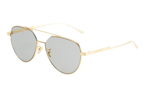 Bottega Veneta Sunglasses Unisex Gold