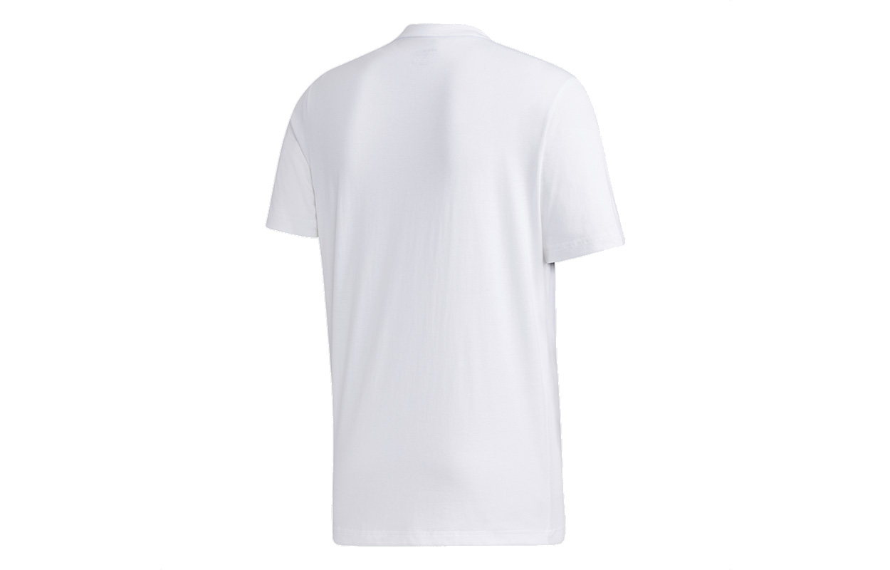 Мужская футболка adidas neo M ESNTL LOGO T (белая) — фото 2
