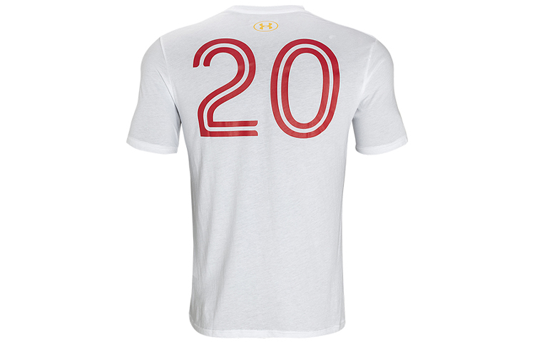 Мужские футболка Under Armour Under Armour China 3x3 Graphic T (белый) — фото 2