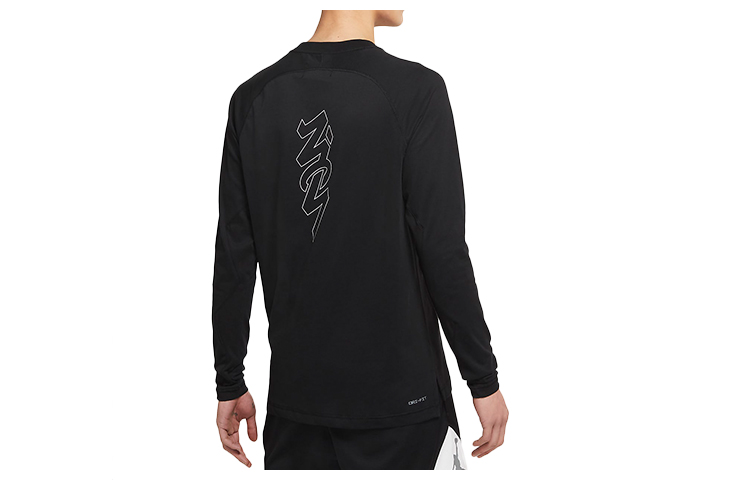 Мужская футболка Jordan Knit Printed (черная) — фото 2