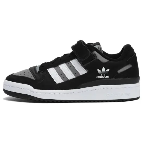 Adidas Originals FORUM Skateboard Shoes Unisex Low-top White/Black/Gray