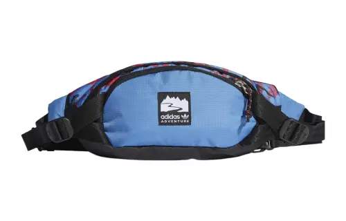 Adidas Originals Polyester Fanny Pack Regular Unisex Black Red Blue Mixed Color