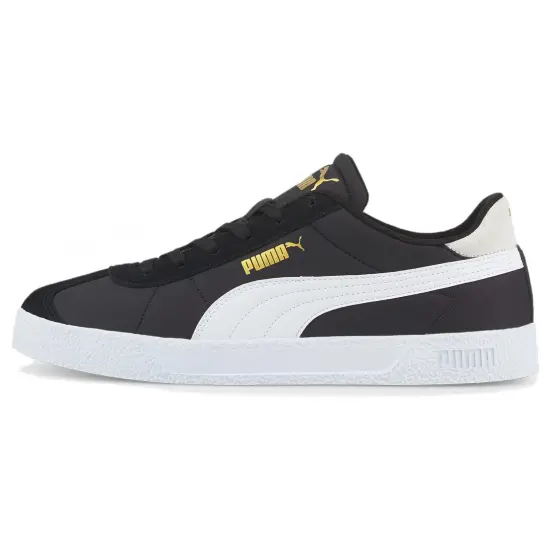 PUMA Club Nylon Skateboarding Shoes Unisex Low-top Black/white