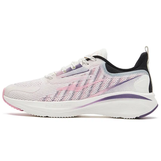 Erke Low-Top Running Shoes Women's White Pink