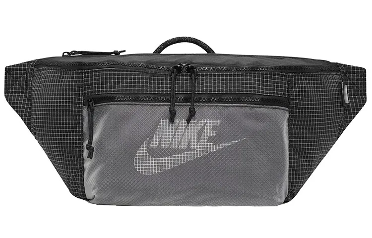 Nike Nylon Shoulder Bag, Fanny Pack Unisex Black