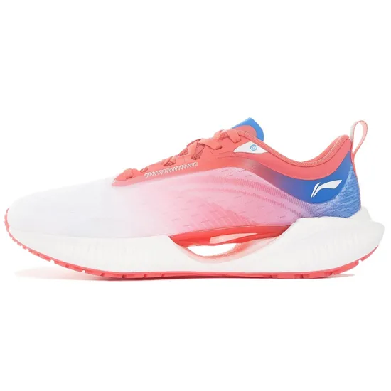 LINING Super Light 19 Running Shoes Men Low-Top Standard White/Gemstone Red