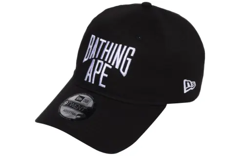 A BATHING APE Baseball Caps Unisex Black