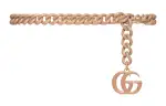 GUCCI GG Marmont Metal Waist Chains Women's Rose Beige