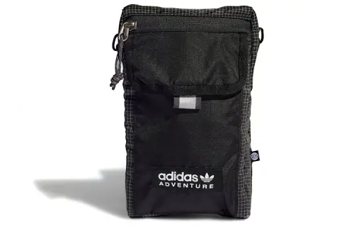 Adidas Originals Fabric Crossbody Bag Regular Unisex Pure Black