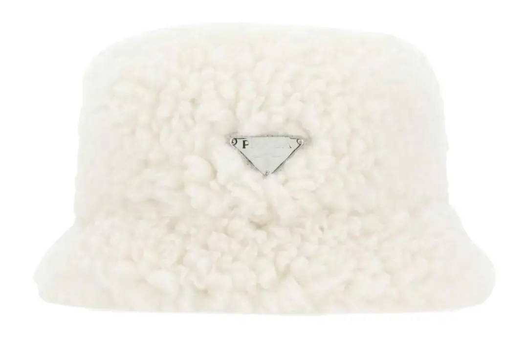 PRADA Logo plaque Wool blend Bucket Hat