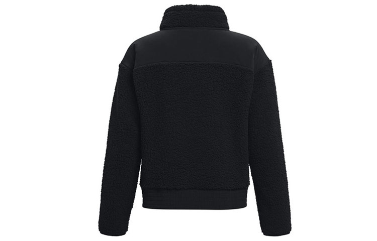 Женская куртка Under Armour Fleece Full Zip Jacket (черная) — фото 2