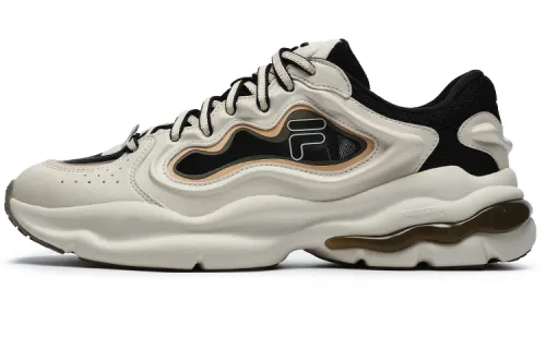 FILA FUSION PALETTE Pen Rack Shoe Textile, Synthetic Leather Low top Casual Shoes Men's Birch Brown