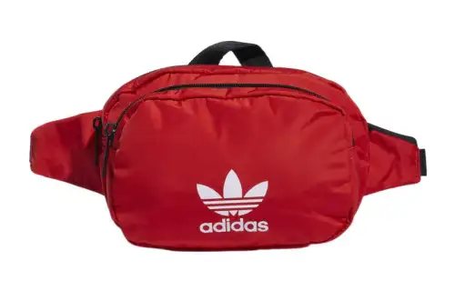 Adidas Originals Polyester Double Layer Fanny Pack Unisex Red