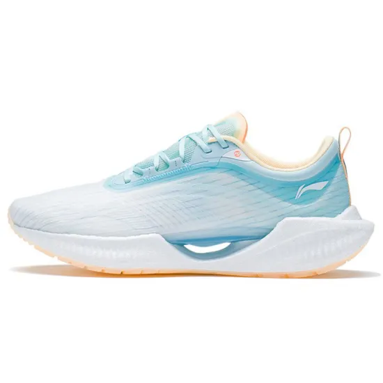 LINING Super Light 19 Running Shoes Women's Low-Top Standard White/Light Ice Blue