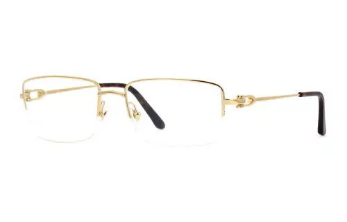 Cartier Prescription Glasses Unisex Gold