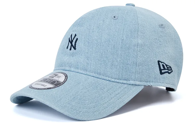 New Era Baseball Caps Unisex Denim Blue
