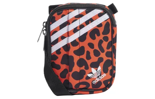 Adidas Originals Polyester Crossbody Bag Women's Black Orange