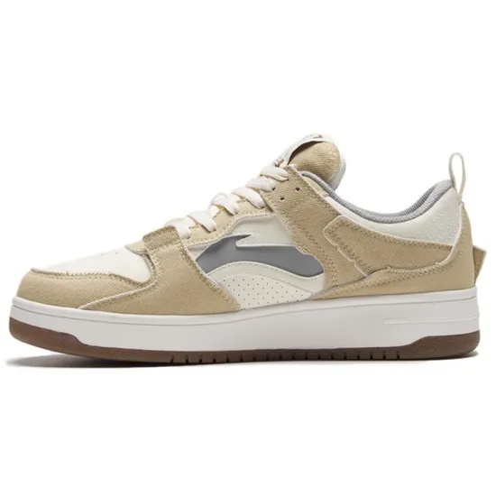 LINING Skateboard Shoes Men Low-Top Creamy Umber/Ecru