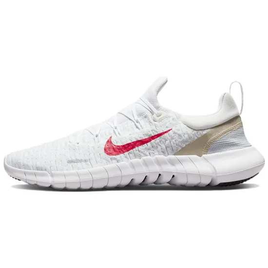 Nike Free Run 5.0 Next Nature White Siren Red Sanddrift