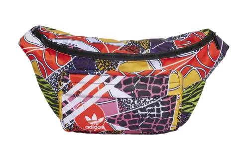 Adidas Originals Print Polyester Fanny Pack Unisex Multicolor