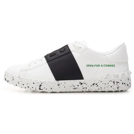 Valentino Open Sneaker 'Open For A Change - White Black'