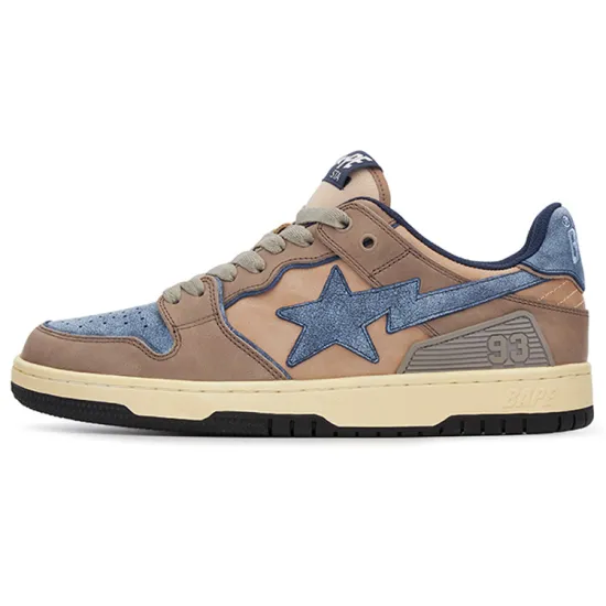 BAPE A BATHING APE Bape SK8 Sta Vintage Beige Indigo