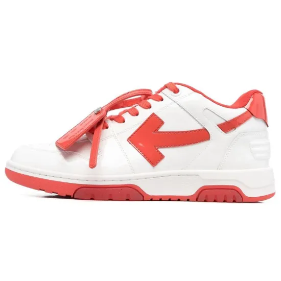 OFF-WHITE Out Of Office Low-Top Sneakers 'Red White'
