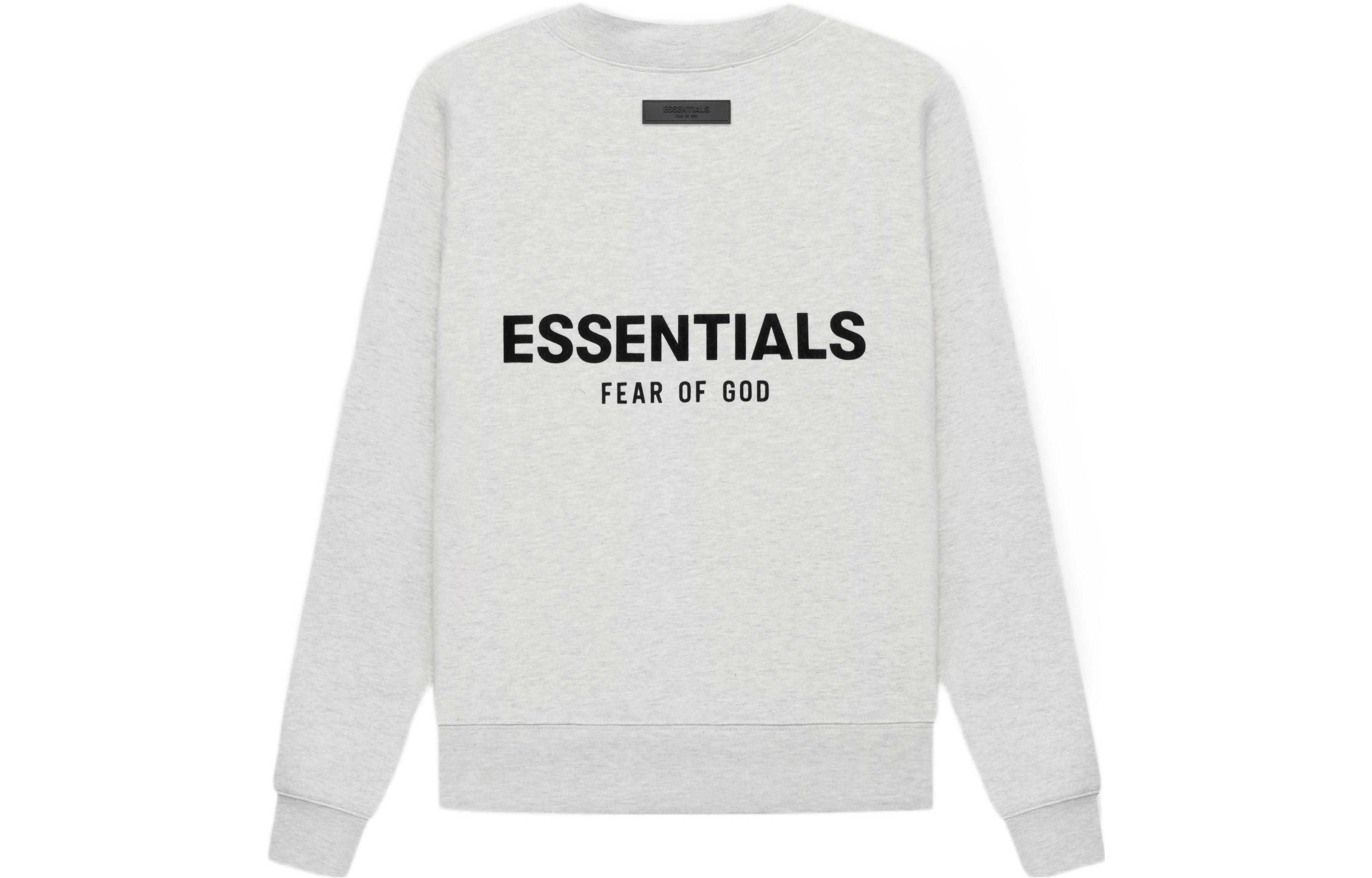 Fear of God Essentials SS22 Crewneck Light Oatmeal Logo