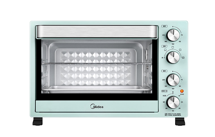 Midea Midea Electric Oven Home Multifunctional 35L Upper and Lower Independent Temperature Control Convenient Rotary Control Rotary Grill PT35A0