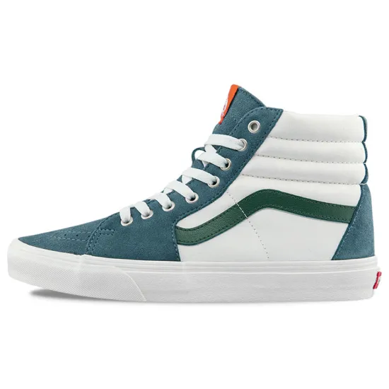 Vans SK8 HI Cozy Skateboarding Shoes Unisex White Green