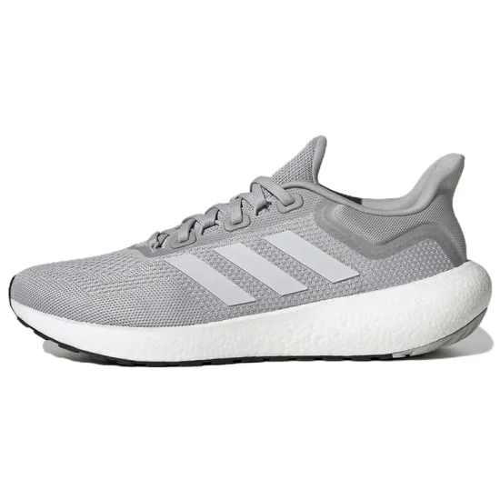 Adidas Pureboost 22 Running Shoes Unisex Low-top Mist Gray