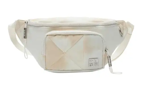Li Ning Fabric Crossbody Bag, Fanny Pack, Sling Bag Regular Unisex Ecru