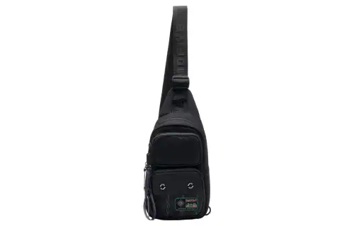 Li Ning Badfive Polyamide Sling Bag Regular Unisex Pure Black