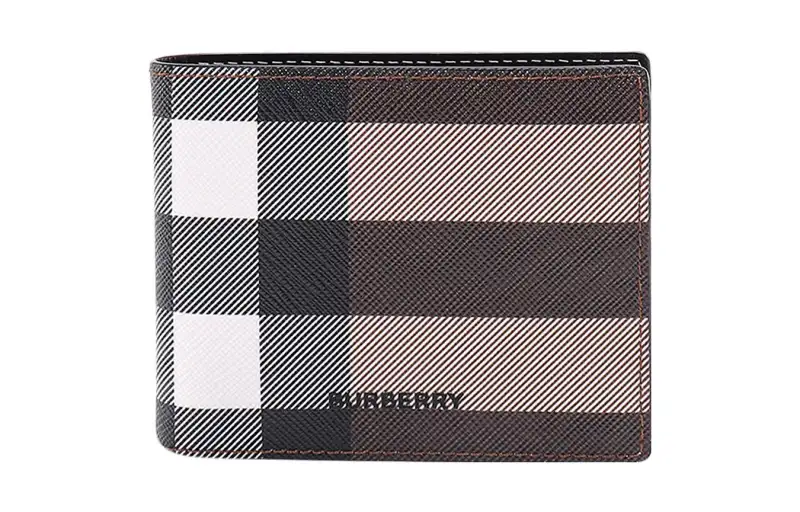 Burberry Cotton Wallet Men's Brown