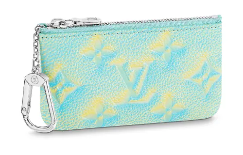 LOUIS VUITTON Key Pouch Vert D'eau Green