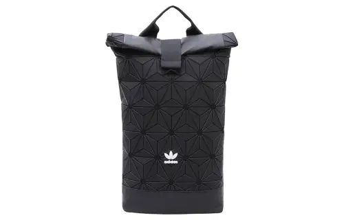 Adidas Originals Trefoil Polyester Backpack Unisex Pure Black